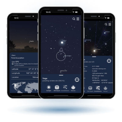 Universe Star Finder app screenshots